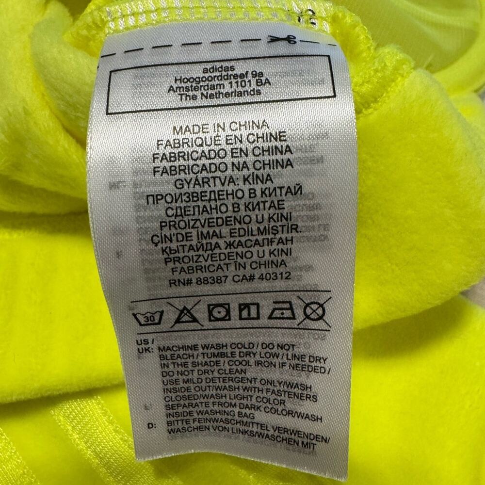 adidas x Jeremy Scott Velour Crop Track Top - Size S - Picture 6 of 8